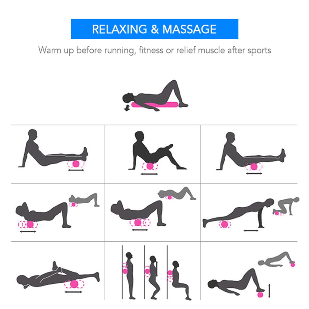 Yoga Foam Roller,Fitness 30 45 60 Roller - Tool Tissue And Roller Fitness Muscle Roller / / Roller Tool Fitness Tissue Roller / Muscle Roller And Muscle / 30 60 30 60 And 60 And With
