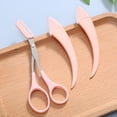 thumbnail image 6 of EXLEAF 2026 New 2Pcs Eyebrow Trimmer Scissors with Comb Professional Eyebrow Comb Scissors Stainless Steel Precision Eyebrow Scissors Eyebrow Trimming Tool Small Eyebrow Grooming Beauty Tool for Men, 6 of 7