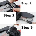 thumbnail image 5 of 4Pcs 6 Inch 1/4 Inch Chainsaw Chains Compatible with 6 Inch Cordless Electric Mini Chainsaws 37 Drive Links 15cm, 5 of 5