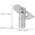 thumbnail image 2 of 20Pcs Scaffolding Locking Pins for Guardrail and Coupling Applications for Construction Sites and Industrial Use,20 * Scaffolding Locking Pins,Silver, 2 of 6