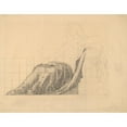 thumbnail image 2 of Kenyon Cox 18x15 Gold Ornate Wood Frame and Double Matted Museum Art Print Titled - Drapery Study for Reclining Female Study for ‘Painting’, 2 of 4