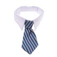 thumbnail image 2 of para perros y gatos, cuello a rayas, pajarita, traje de aseo, Gris Sunnimix Cuello de corbata de gato para perros mascotas, 2 of 8