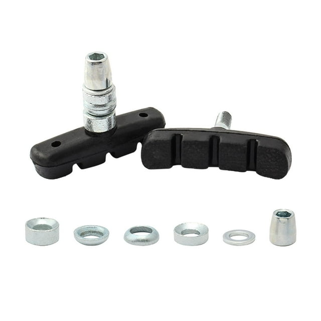 Xingzhi Bike V Brake Pad Replacement V-Brake Rubber Shoes Brakes Pads Caliper Blocks Style A 1Set