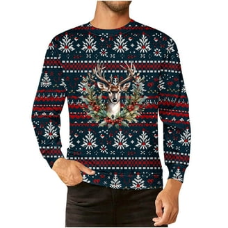 Feo Suéter de Navidad, Adulto, Árbol y Estrella HOHOHO, Campanas