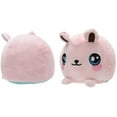 thumbnail image 3 of Reversible Rabbit Plushie Toys Stuffed Animal Reversible Mood Plush Double-Sided Flip Show Your Mood!(Rabbit-Pink/Green), 3 of 7