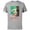 Athletic Heather, variant on The Mandalorian The Child Funny It's My Birthday - Short Sleeve Cotton T-Shirt for Adults - Customized-Royal Heather