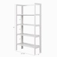 thumbnail image 5 of Jela Solid Wood 4 Shelf Folding Bookcase - White, 5 of 12
