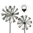 thumbnail image 5 of Adeco  Solar Metal Wind Spinner Garden Stake with LED Lights, 5 of 5