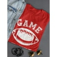 thumbnail image 3 of Game Day Football T-Shirt Women -Smartprints Designs, Female Small, 3 of 4