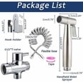 thumbnail image 2 of Handheld Bidet Sprayer for Toilet, Bathroom and Bidet with ABS Hose for Feminine and Pet Washing, 2 of 5