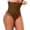 Dark Brown, variant on Tummy Control Thong Shapewear for Women High Waisted Body Shaper Panties Shaping Thong Girdle Underwear