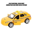 thumbnail image 6 of 1:32 Simulation Car Taxi Model Toy With Sound Light Cab Model Pull Back Child Birthday Christmas Gifts, 6 of 12