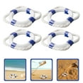 thumbnail image 5 of WEUVEB Compact Blue Plastic Nautical Lifebuoy Home Decor Lytment 12Pcs, 5 of 8