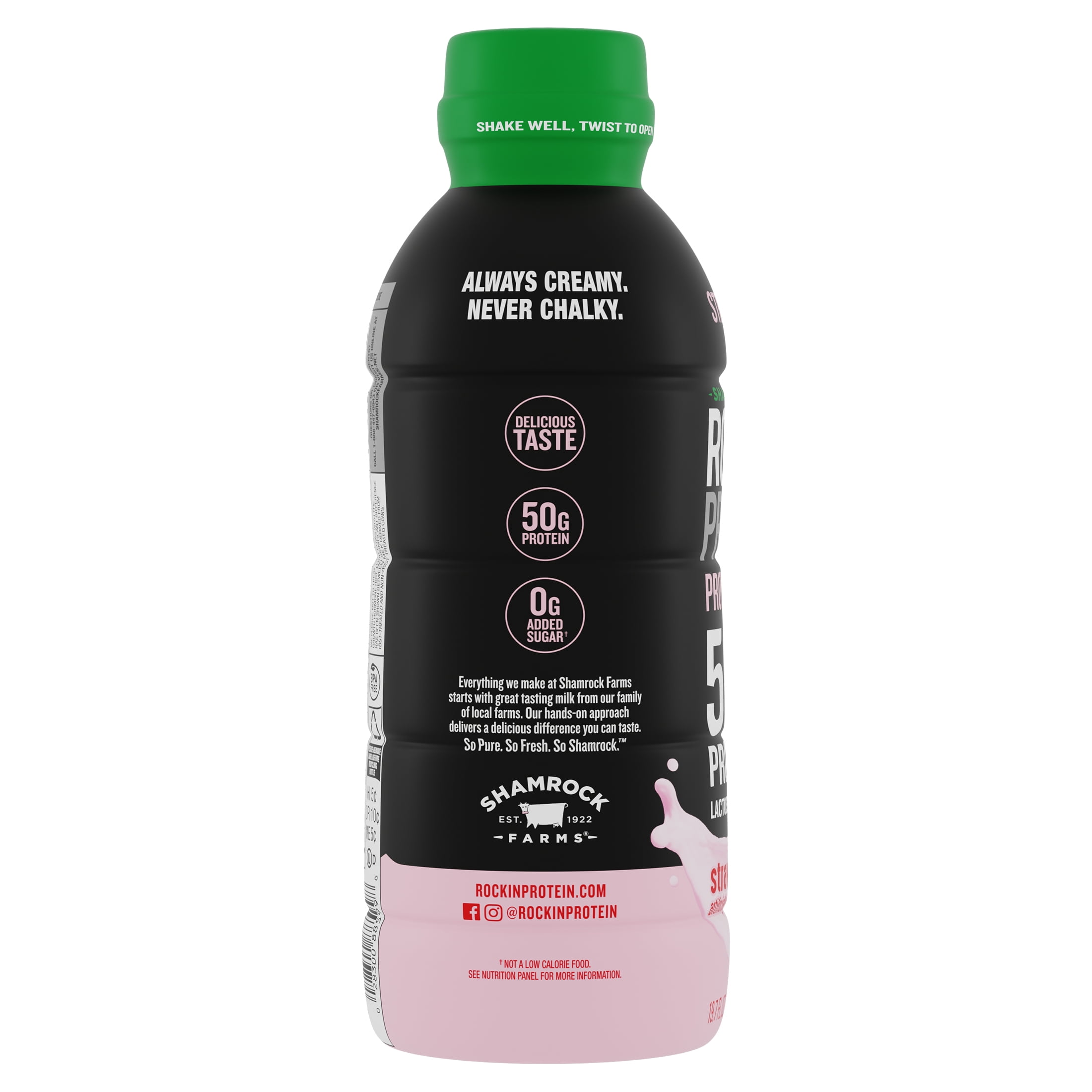 Shamrock Farms Rockin' Protein Max 50g Strawberry, 19.7 fl oz
