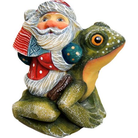 GDeBrekht 63125 Santa On Frog Figurine Ornament