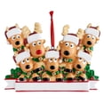 thumbnail image 3 of Adornos de árbol de Navidad de de los alces pa decoración navideña 9 Reno Baoblaze Estatua colgante, 3 of 8