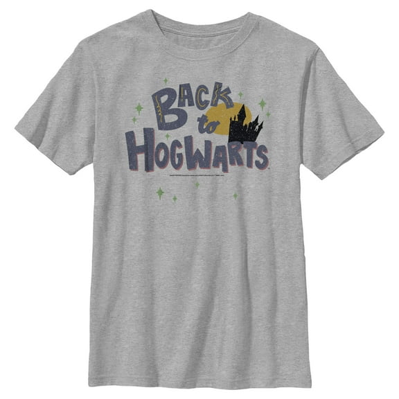 Boy's Harry Potter Back to Hogwarts Graphic Tee Athletic Heather Small