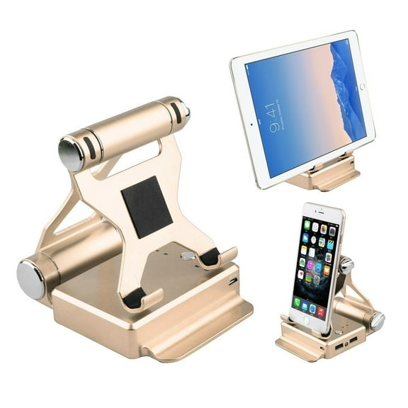 Podium Style Stand With Extended Battery Up To 200% For iPad iPhone And Other Smart Gadgets