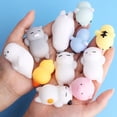thumbnail image 3 of Donut blando de unicornio y palomitas de maíz Jumbo Kawaii, juguete para apretar antiestrés de crecimiento lento para bebés y niños, regalo pequeño, 3 of 5