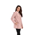 thumbnail image 2 of Abrigo para Dama Shyla Trendy con Solapa Ancha , Corte Cruzado. Shyla T75061/Trendy Girl /Abrigo, 2 of 4
