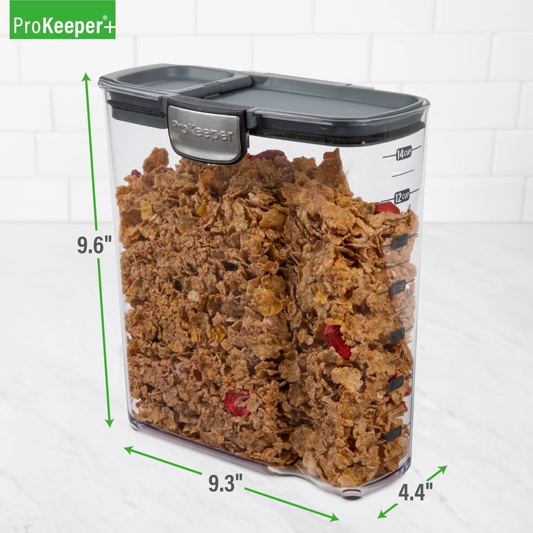 ProKeeper+ Cereal Airtight Food Storage Container, 14 Cups photo 7