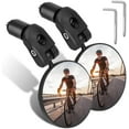 thumbnail image 1 of Zshan Bicycle Mirrors, (2 Pieces) Convex Handlebar Mirror 360° Adjustable High Definition Bicycle Rearview Mirror for Mountain Road Bike Motorcycle Bicycle, 1 of 5