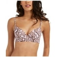 thumbnail image 2 of Rachel Rachel Roy PYTHON PINK Tie Back Buster Bikini Swim Top, US Large, 2 of 5