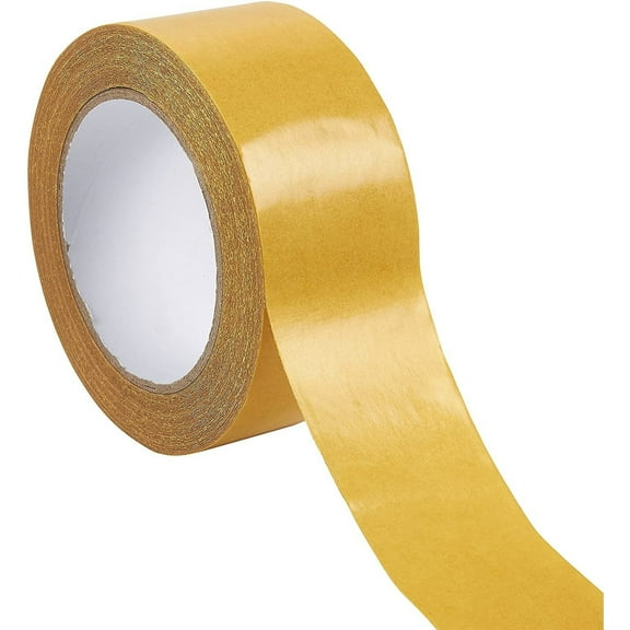 Heavy Duty Double Sided Tape for Carpet, Area Rugs, Self Adhesive for Hardwood, Tile, Indoor, and Outdoor Floors, 49 Feet