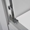 thumbnail image 6 of Vinnova Brescia 60" W x 58" H Double Sliding Framed Glass Tub Door in Brushed Nickel, 6 of 13