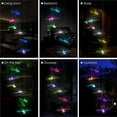 thumbnail image 2 of Outdoor Color-Changing Solar Dragonfly Wind Chime Light, Romantic Dragonfly Wind Bells, LED Hanging Lamp Decoration, Night Garden Decoration, 2 of 7