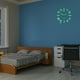 thumbnail image 1 of Reloj de pared cómodo y fácil de hacer, sin necesidad de perforar, reloj personalizado para sala de estar y dormitorio, reloj digital silencioso, reloj adhesivo decorativo para pared., 1 of 2