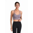 thumbnail image 4 of Women Bras Woman Bras With String Quick Dry Shockproof Running Fitness Large Size Underwear Comfortable Bras for Women Purple M, 4 of 8