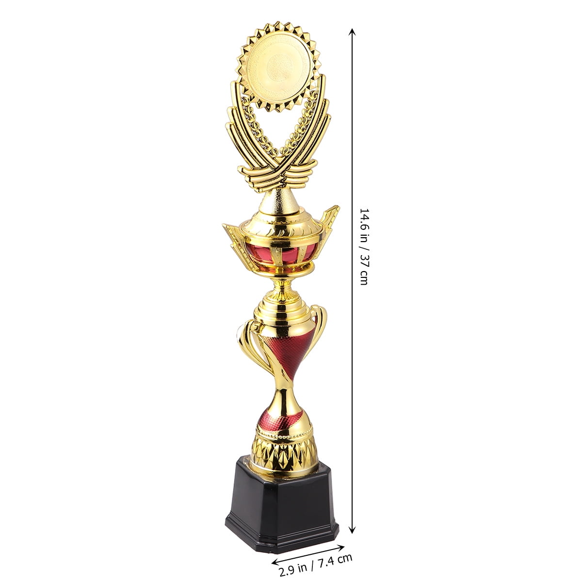2 Count Winner Award Durable Trophy Individuality Child Student