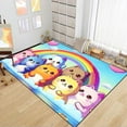 thumbnail image 1 of Cat Rainbow Rug for Girls Bedroom - Colorful Cat Area Rug Cat Rainbow Printed, 1 of 6
