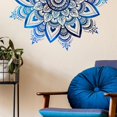 thumbnail image 5 of Sacred Blue Half Mandala Wall Sticker Removable Vinyl Peel, 5 of 5