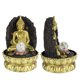 thumbnail image 1 of Fuente de Resina de Buda Decoración de Fuente de Agua Adornos de Fuente de Agua Meditando Estatua de Buda Zen con luz LED para Mesa de jardín Patio Decoración del hogar Regalo( Jardinería Fugacal no, 1 of 7