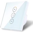 thumbnail image 1 of Interruptor de cortina inteligente WiFi, Control remoto con vida inteligente, Compatible con Alexa Echo y Google Home, interruptor táctil WIFI, interruptor de obturador Adepaton ZH-152-2, 1 of 8