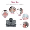 thumbnail image 2 of Graflsoa Adjustable Heated Shoulder Wrap with 3 Heat Settings, Timer, and UK Plug - Grey Electric Massager for Neck, Back, and Shoulder Relief, 2 of 6