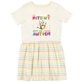 thumbnail image 3 of Inktastic Autism Awareness Please Be Patient with Me I Have Autism Girls Toddler Dress, 3 of 5
