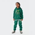 thumbnail image 2 of St. Patrick'S Day Children'S Sweatsuit Spring Long Sleeved Letter Print Hoodie With Sweater Pants 2 Piece Casual Set Dark Green 6 Years-7 Years, 2 of 3