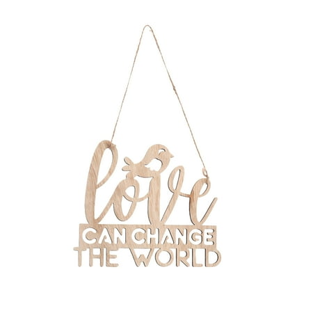 

Heiheiup Wooden English Letter Pendant Creative Hollow Animal Pattern Listing Home Decoration Pendant Wooden Crafts Hanging from Ceiling Decorations for Living Room