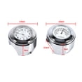 thumbnail image 4 of Universal Motorcycle Handlebar Clock, 7/8" 1" Motorcycle Handlebar Mount Watch Dial Clock & Thermometer Temp with a Luminous Dial for Most of Motorcycles Cruiser Chopper, 4 of 7