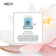 thumbnail image 4 of CANDLE-LITE Scented Ocean Blue Mist Fragrance, One 18 oz. Single-Wick Aromatherapy Candle with 110 Hours of Burn Time, Light Color (Individual Box), 4 of 7