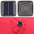 thumbnail image 2 of KOVAL INC. 9ft Solar Powered Lighted Outdoor Market Tilt Patio Umbrella, 2 of 5