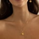 thumbnail image 5 of Zhuge Collar vintage, joyería de moda, collar de cadena tipo suéter, joyería hecha a mano para mujeres (oro), 5 of 5