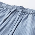 thumbnail image 6 of Gym Shorts Men Striped Drawstring Summer Loose Fitting Casual Sports Elastic Waist Straight Leg Workout Shorts Men With Pockets, 6 of 9