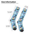 thumbnail image 2 of Naloa Pirate Marine Animals Thigh High Socks Extra Long Stretchy Sock Women Over Knee High Opaque Stocking Daily Wear, 2 of 6