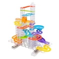 thumbnail image 1 of Fat Brain Toys Trestle Tracks Deluxe Set - 124-Piece Modular Marble Run, Ages 8+, 1 of 5
