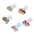 thumbnail image 1 of Here's a polished product description based on your input:\n\n \n\n**10pcs Christmas Hair Ties Set – Elastic Soft Fabric Hair Rings for Ponytail Holders, 1 of 3