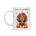 thumbnail image 2 of Happy Thanksgiving Yorkshire Terrier Turkey Costume Pumpkins Autumn Leaves Mug Yorkie Dog Lover Gifts Coffee Tea Cup - 130144, 2 of 4